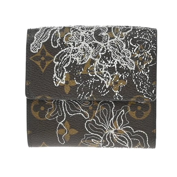 LOUIS VUITTON Porte Monnaie Billet Wallet Monogram Dantiel Brown M95396 79RF586 - Picture 8 of 12